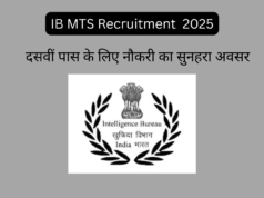 IB MTS Recruitment 2025: Apply Online for 362 Multi-Tasking Staff (General) Posts | Notification Out IB MTS Recruitment 2025