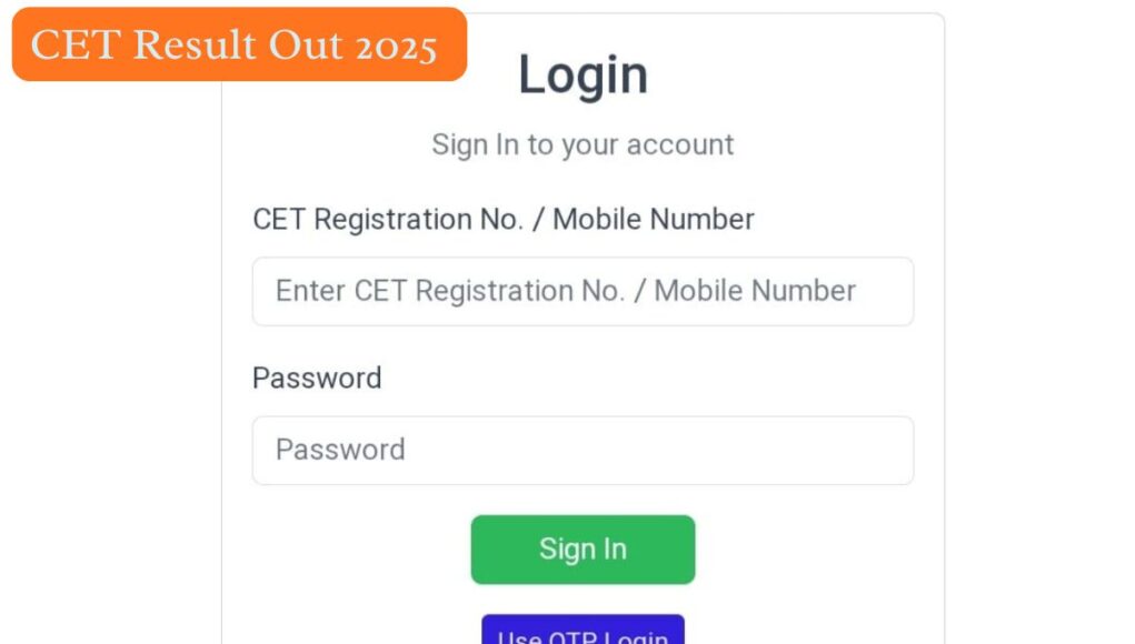 CET Result 2025